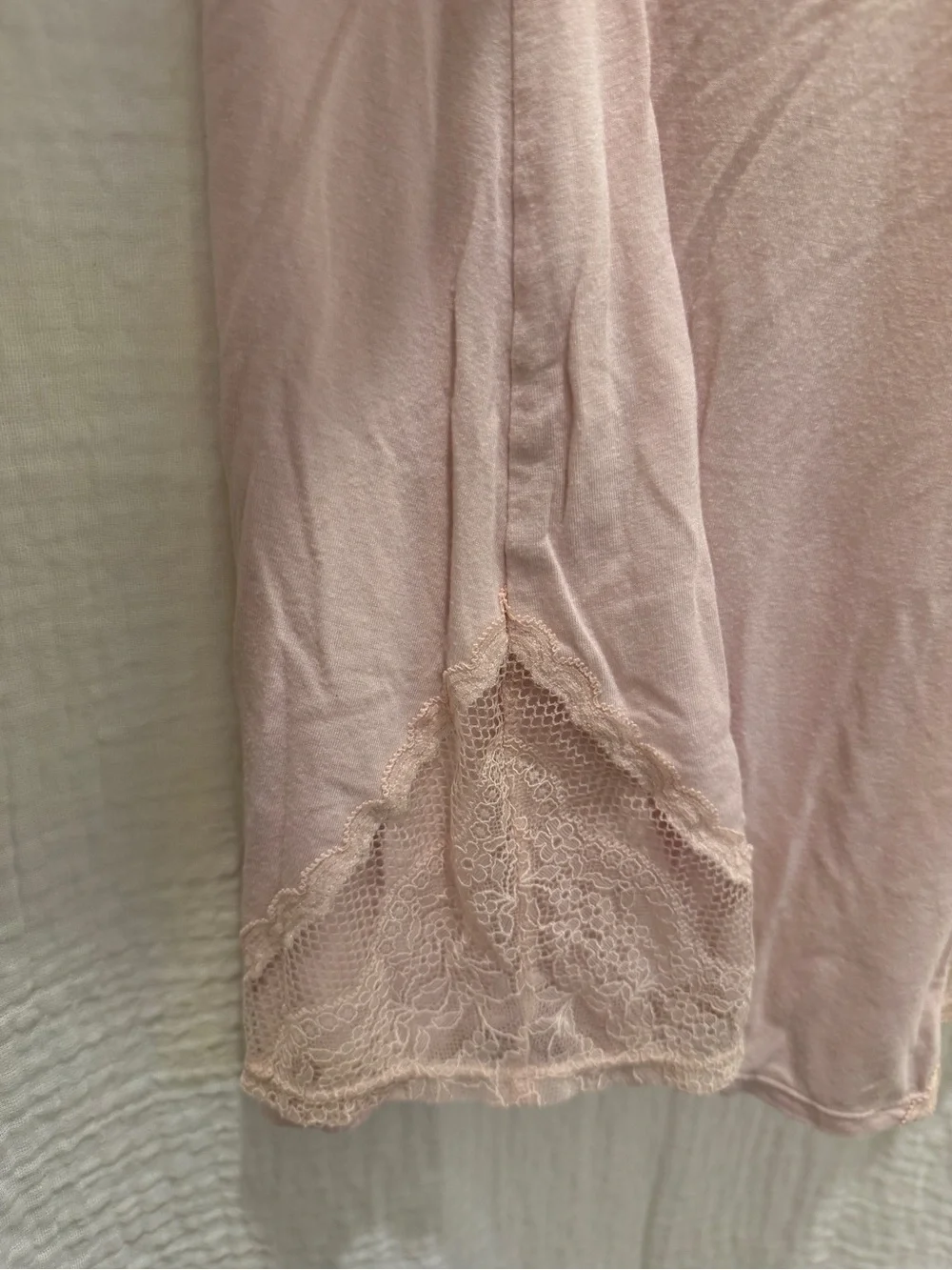 Victoria's Secret Light Pink Lace-Trim Slip